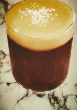 A picture of Vegan Salted Caramel Chocolate Pudding.
