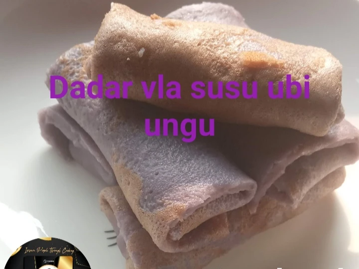 Langkah Gampang Membuat Resep Dadar vla susu ubi ungu yang Sempurna Anti Ribet, Bikin Ngiler