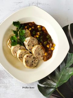 Foto resep Rolade Tahu Kornet Saus Tiram