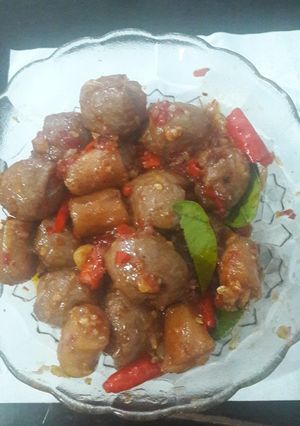 Foto resep Bakso sosis ber"mercon" ria