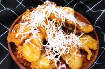 Anti Ribet, Memasak Pisang Goreng Barangan Crispy topping Keju Anti Gagal
