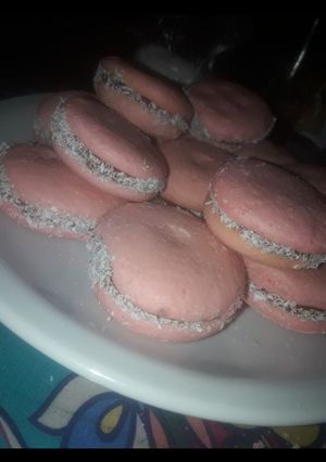 Una foto de Alfajorcitos de Maicena color Rosa 💕