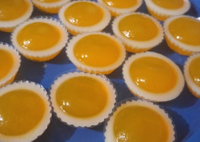 Puding telur ceplok sirup ABC