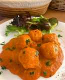 Albóndigas en salsa de tomates (con tomate seco)