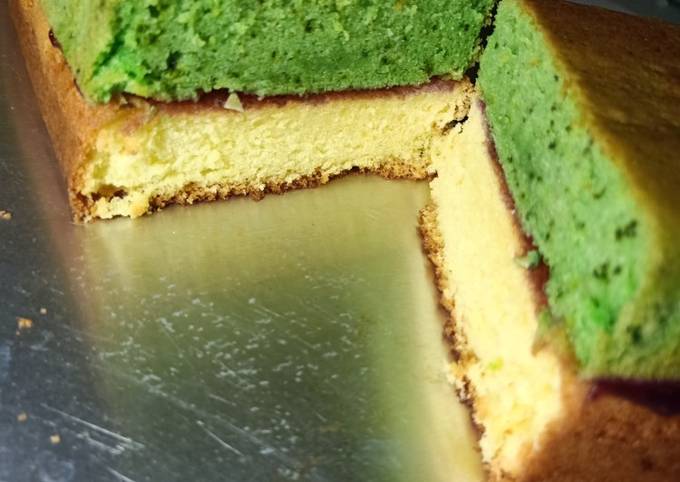 Bagaimana cara buat Lapis ekonomis green tea yang spesial