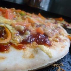 A picture of Margherita pizza.