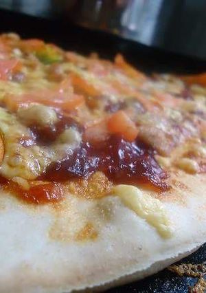 A picture of Margherita pizza.