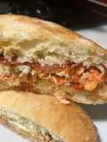 Chapata d’ou amb tomaqueta y jamón ibérico