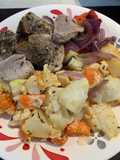 Filete de cerdo al horno con papas mayo