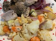 Una foto de filete de cerdo al horno