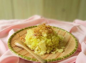 Hình của món Xôi ngô (bắp).