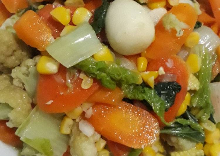 Resep Capcai sayur Anti Gagal