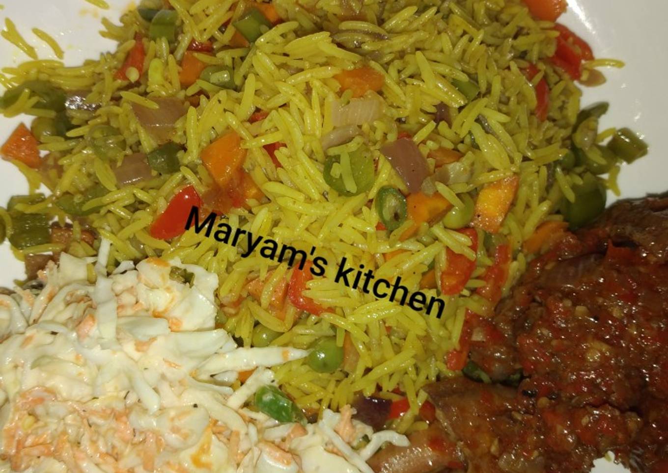Extra veggie Coconut fried rice