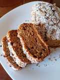 Budín de avena fermentada y manzanas 🍏🍏