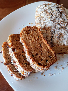 Una foto de Budín de avena fermentada y manzanas 🍏🍏