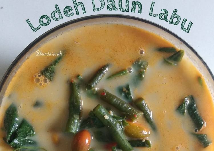 Resep Lodeh Daun Labusiam yang praktis