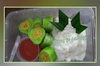 Resep Pisang Ijo (ala chef) Simpel