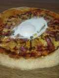 Pizza con masa de levadura seca