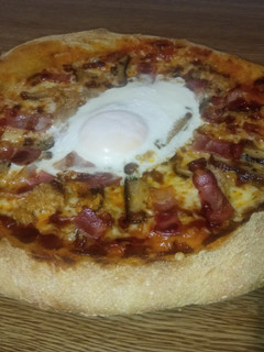 Una foto de Pizza con masa de levadura seca
