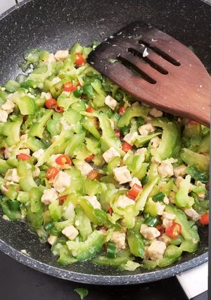 Foto resep Oseng Pare Tempe