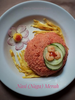 Foto resep Nasi (Naga) Merah