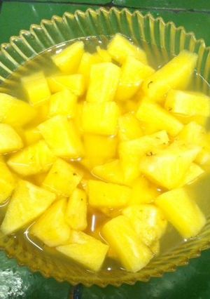 Una foto de Piña en almíbar