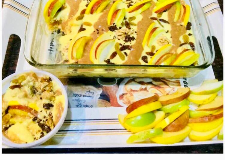 Steps to Prepare Super Quick Homemade Fruits and Dry Fruits Pudding