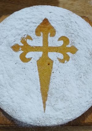 Una foto de Tarta Santiago