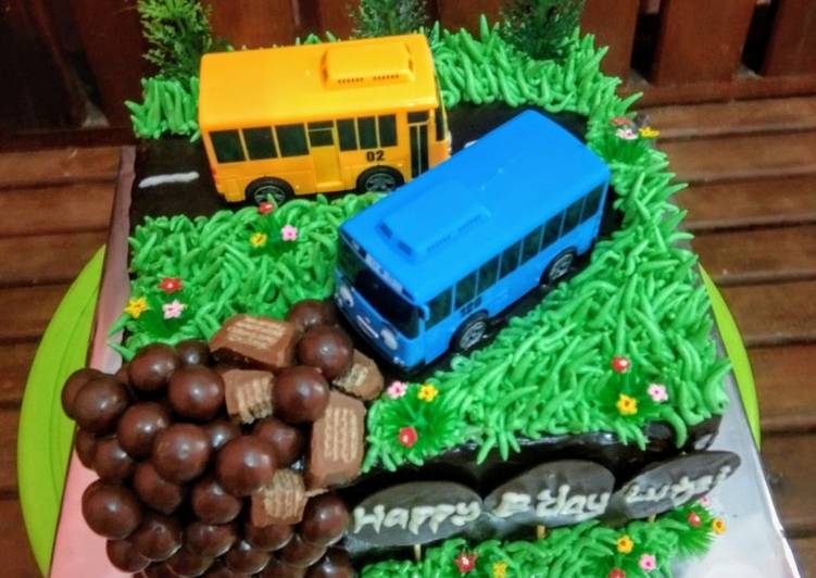 Resep Tayo Birthday Cake yang Bikin Ngiler