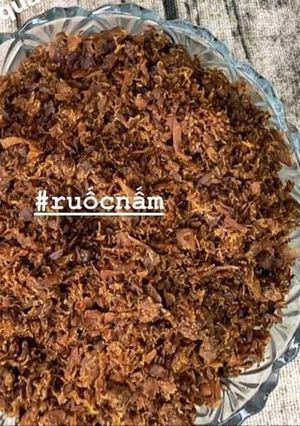 Hình của món Ruốc nấm.