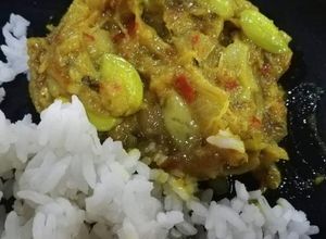 Gambar Sambal Bilis Tempoyak Petai