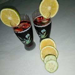 Hibiscus drink A picture of Hibiscus drink.
