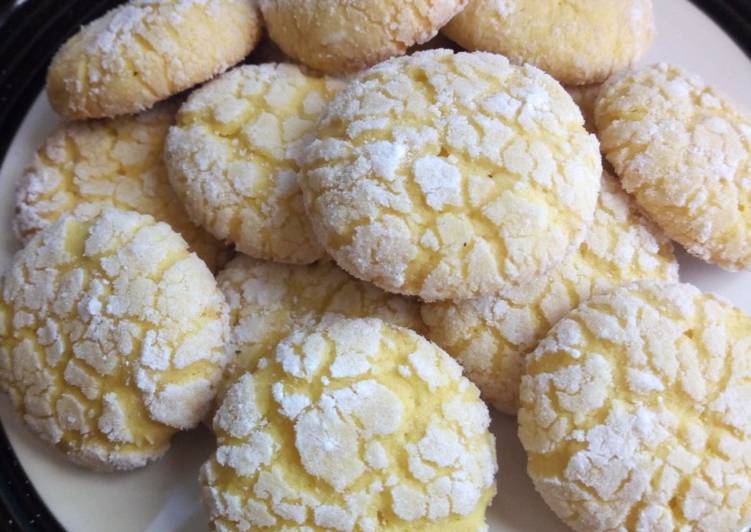 Lemon Crinkle Cookies