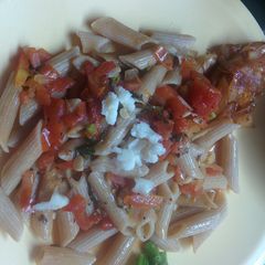 A picture of Penne in Creamy Tomato Sauce.