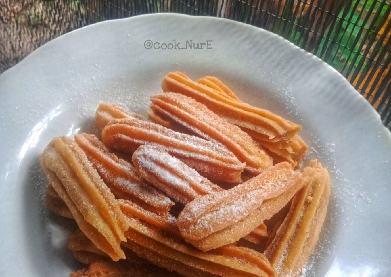 Resep Eggless Coffee Churros