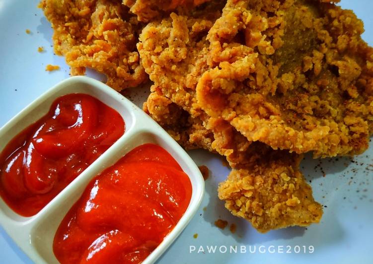 2.3 Kulit Ayam Goreng Tepung Kriuks