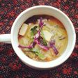 Sopa de tofu al estilo oriental (vegan)