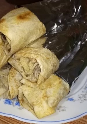 صورة لوصفة شاورما لحمة بالعيش السوري