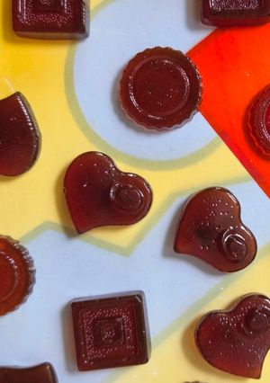 Una foto de Caramelos de miel, jengibre y limón 🍯 🫚🍋Caramelitos para regalar en Navidad 🎄🍬