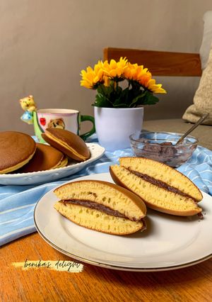 Foto resep Dorayaki, Lembut dan Fluffy!