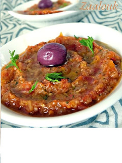 Una foto de Ensalada marroquí de berenjenas (zaalouk) زعلوك
