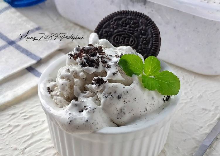 5 Resep: Vanilla Oreo Ice Cream, Bisa Manjain Lidah
