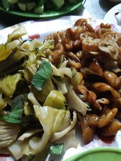Hình của món Thú linh heo khìa nước dừa.