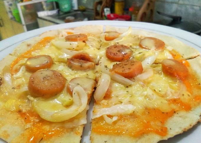 Standar Cara  bikin Pizza kulit kebab dijamin nagih banget