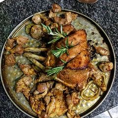A picture of Rack of Lamb.