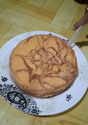 Foto resep Bolu zebra putih telur