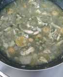 Sopa de pollo y verduras