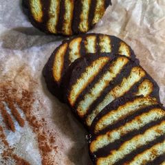 A picture of Lazy Biscuit cocoa butter Slice Cake.