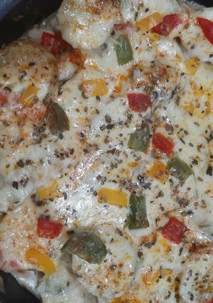 Foto resep Potato au Gratin with Meat and Mushroom