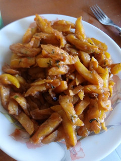 A picture of Chips masala.